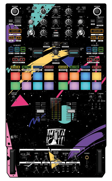 Pioneer DJ DJM S7 Skin Mizucat Black